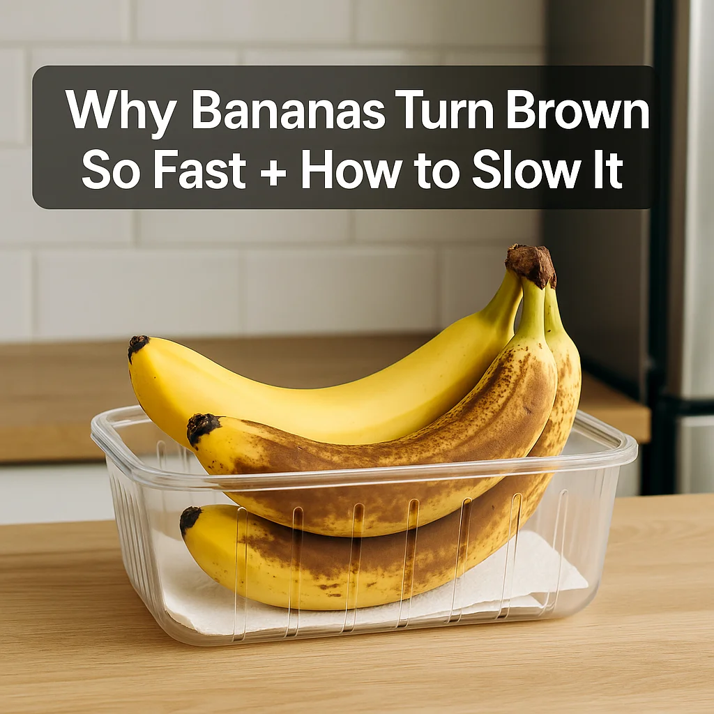Why Bananas Turn Brown So Fast + How to Slow It