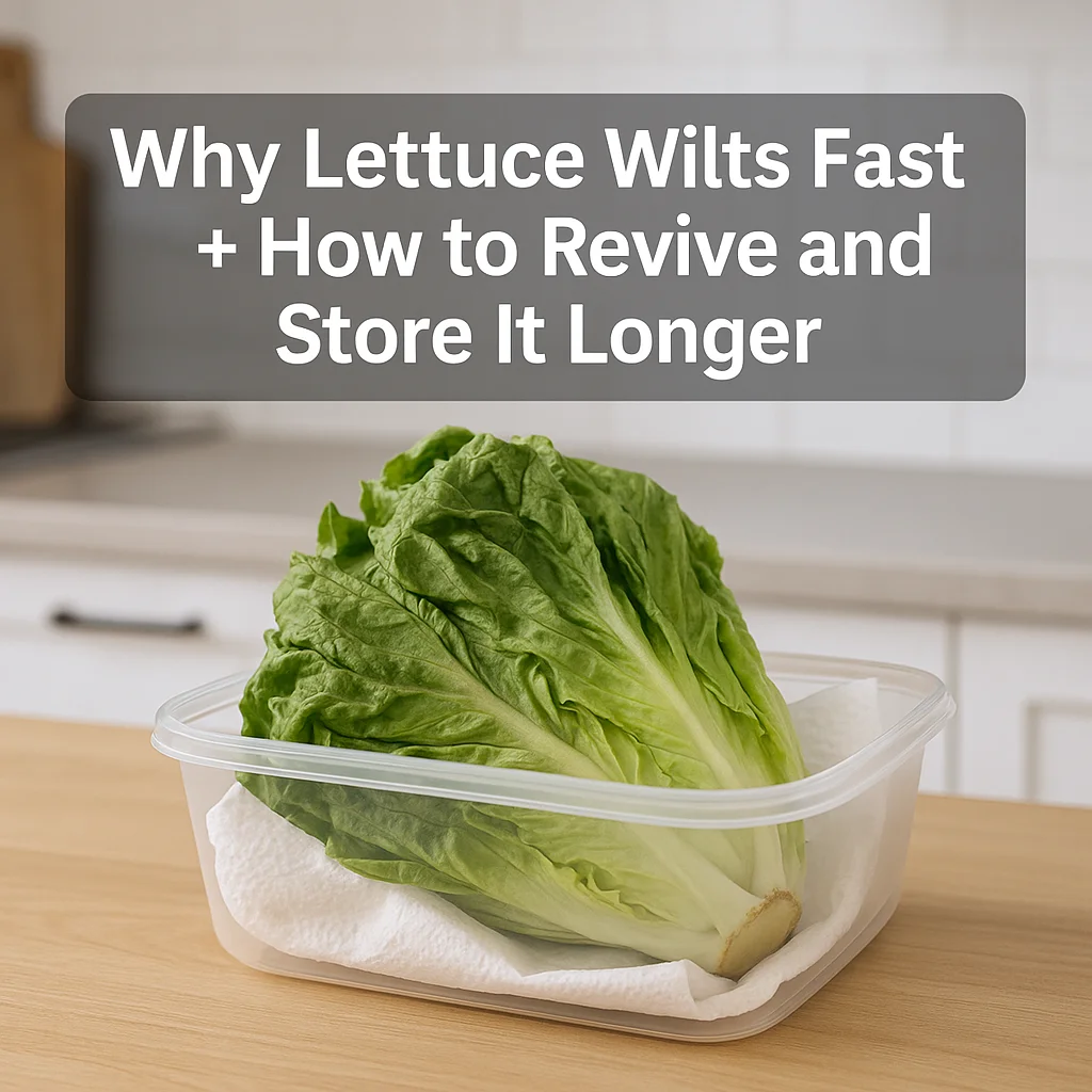 Why Lettuce Wilts Fast + How to Revive and Store It Longer