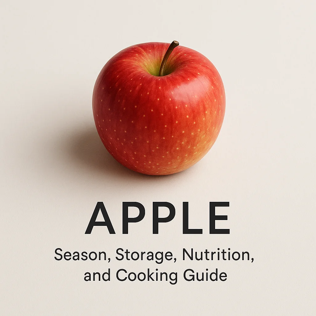 Apple: Season, Storage, Nutrition, and Cooking Guide