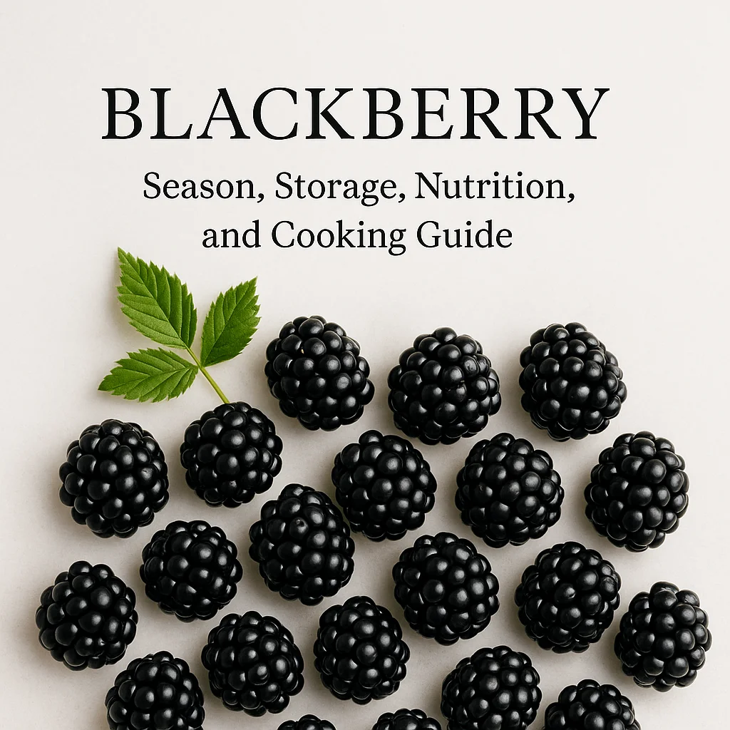 Blackberry: Season, Storage, Nutrition, and Cooking Guide