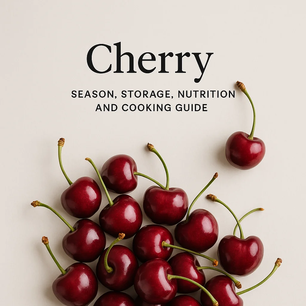 Cherry: Season, Storage, Nutrition, and Cooking Guide