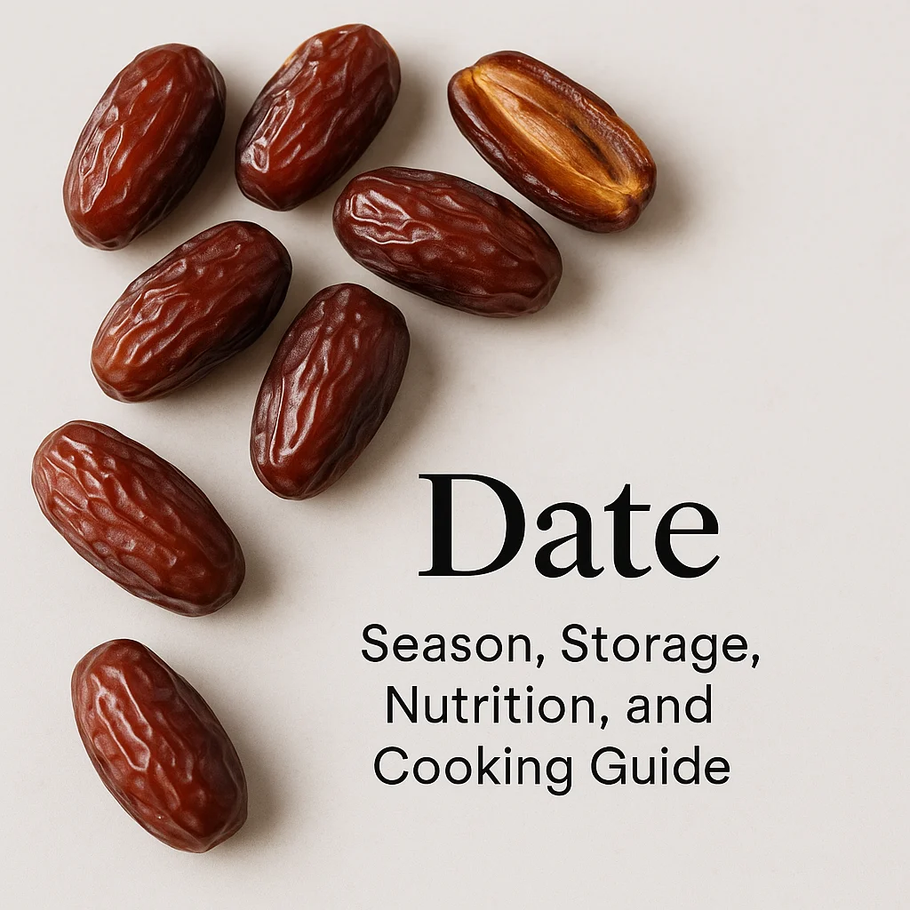 Date: Season, Storage, Nutrition, and Cooking Guide