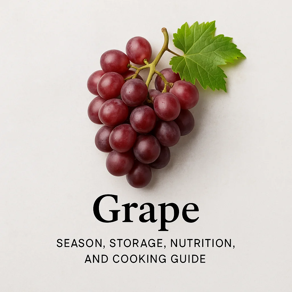 Grape: Season, Storage, Nutrition, and Cooking Guide