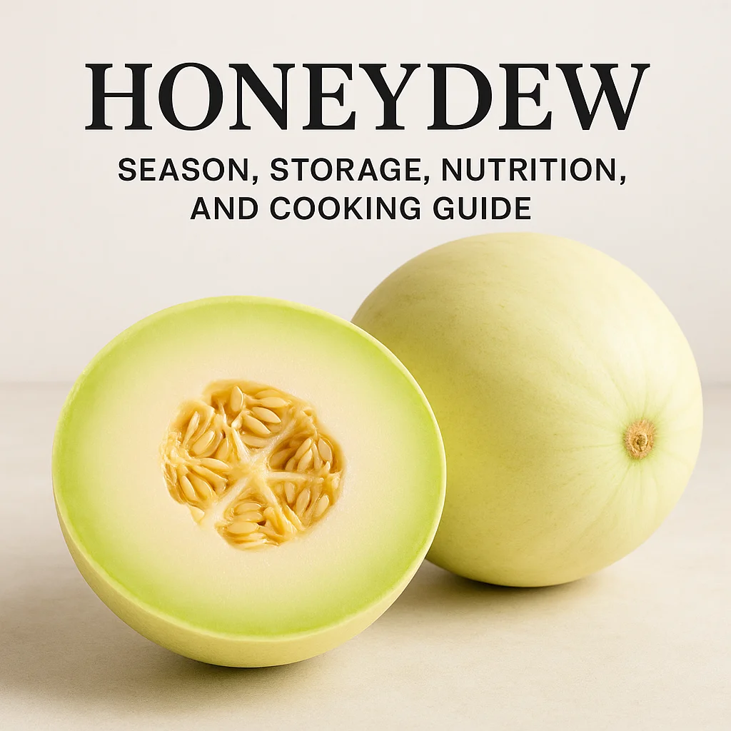 Honeydew: Season, Storage, Nutrition, and Cooking Guide