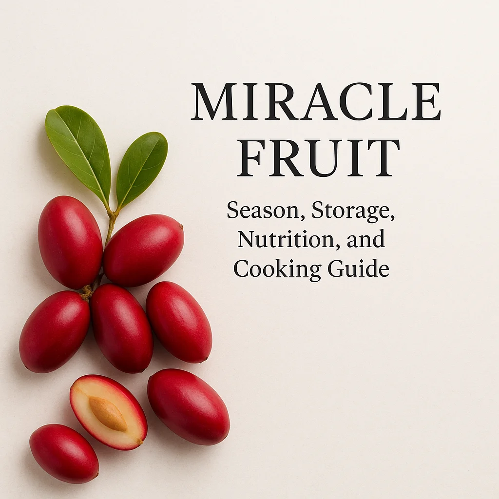 Miracle Fruit: Season, Storage, Nutrition, and Cooking Guide