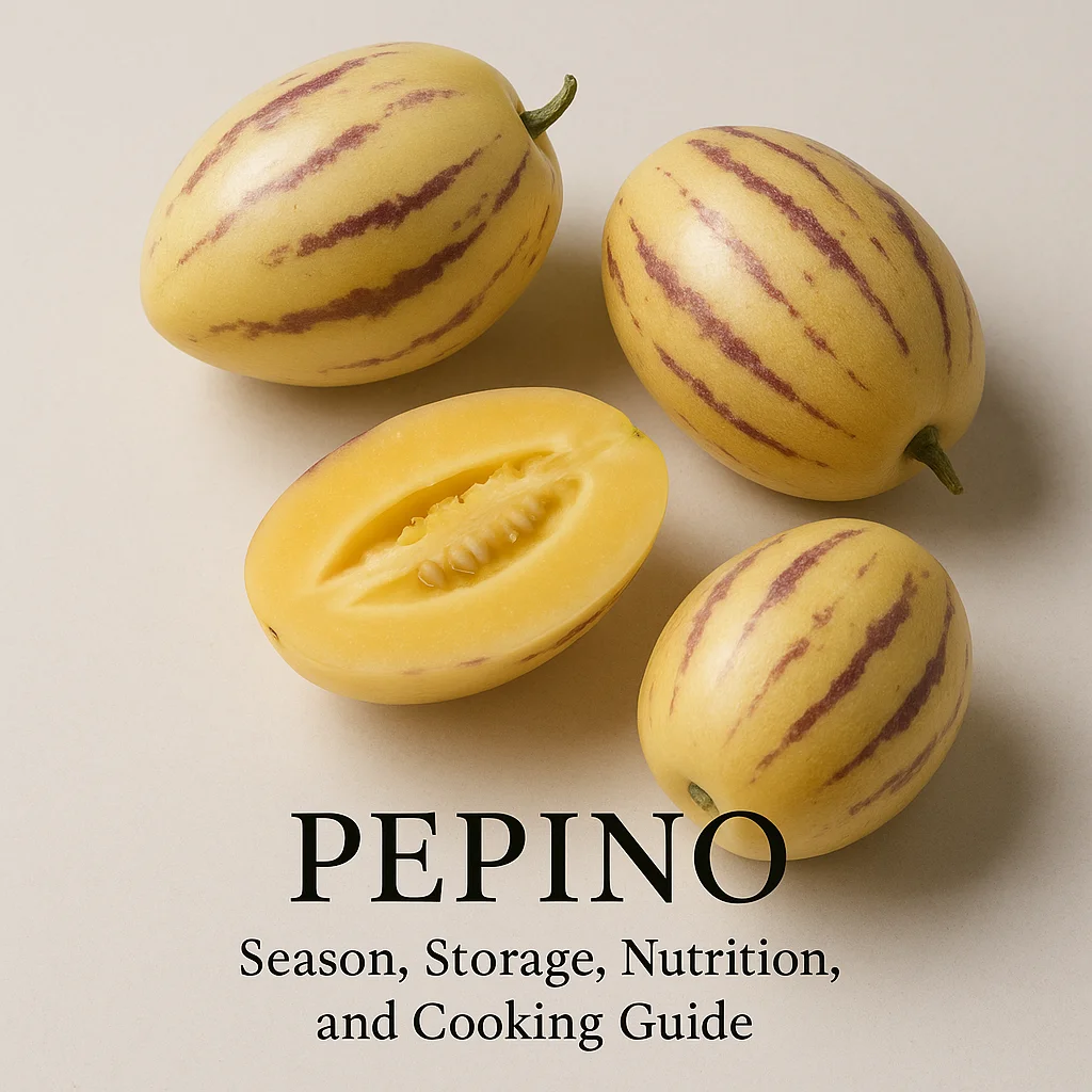 Pepino: Season, Storage, Nutrition, and Cooking Guide