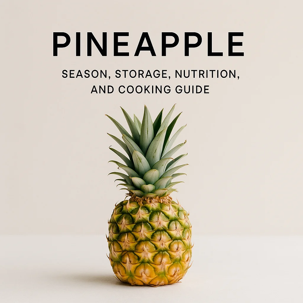 Pineapple: Season, Storage, Nutrition, and Cooking Guide