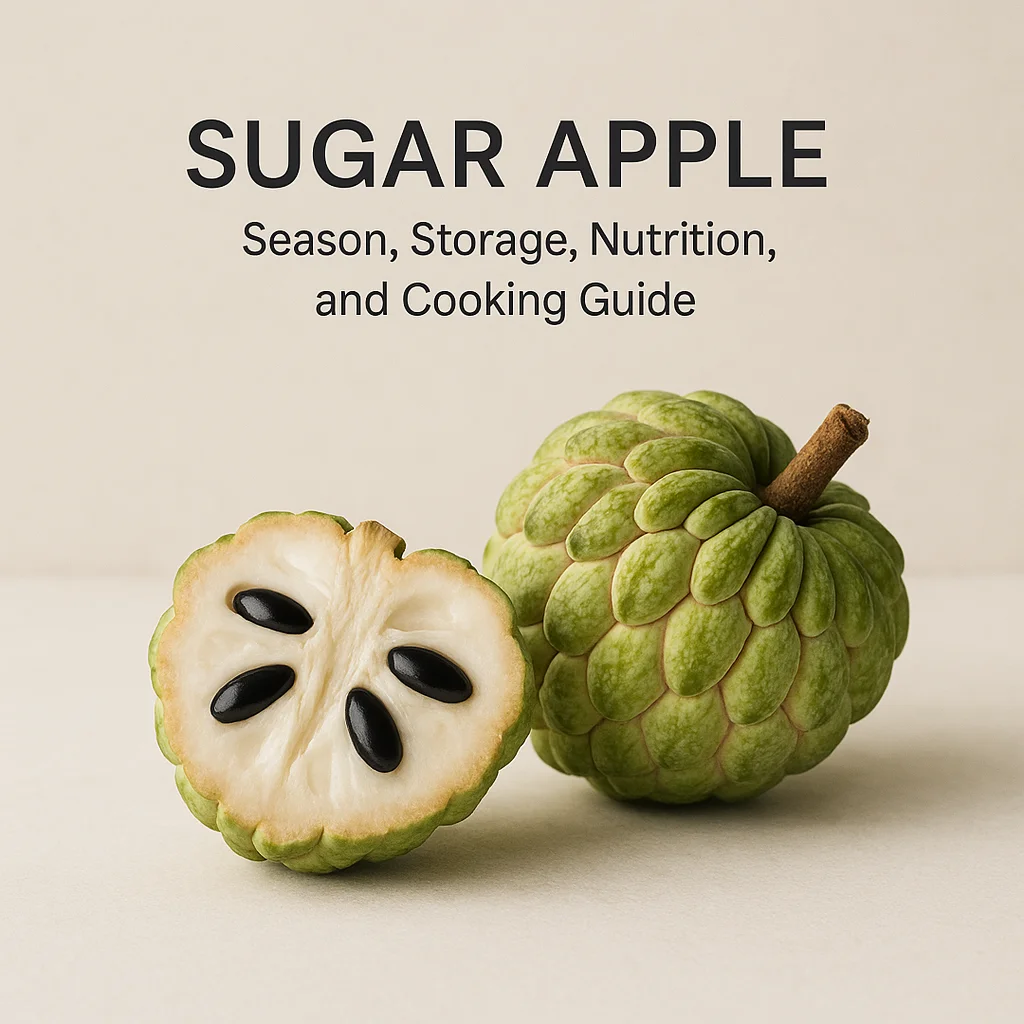 Sugar Apple: Season, Storage, Nutrition, and Cooking Guide