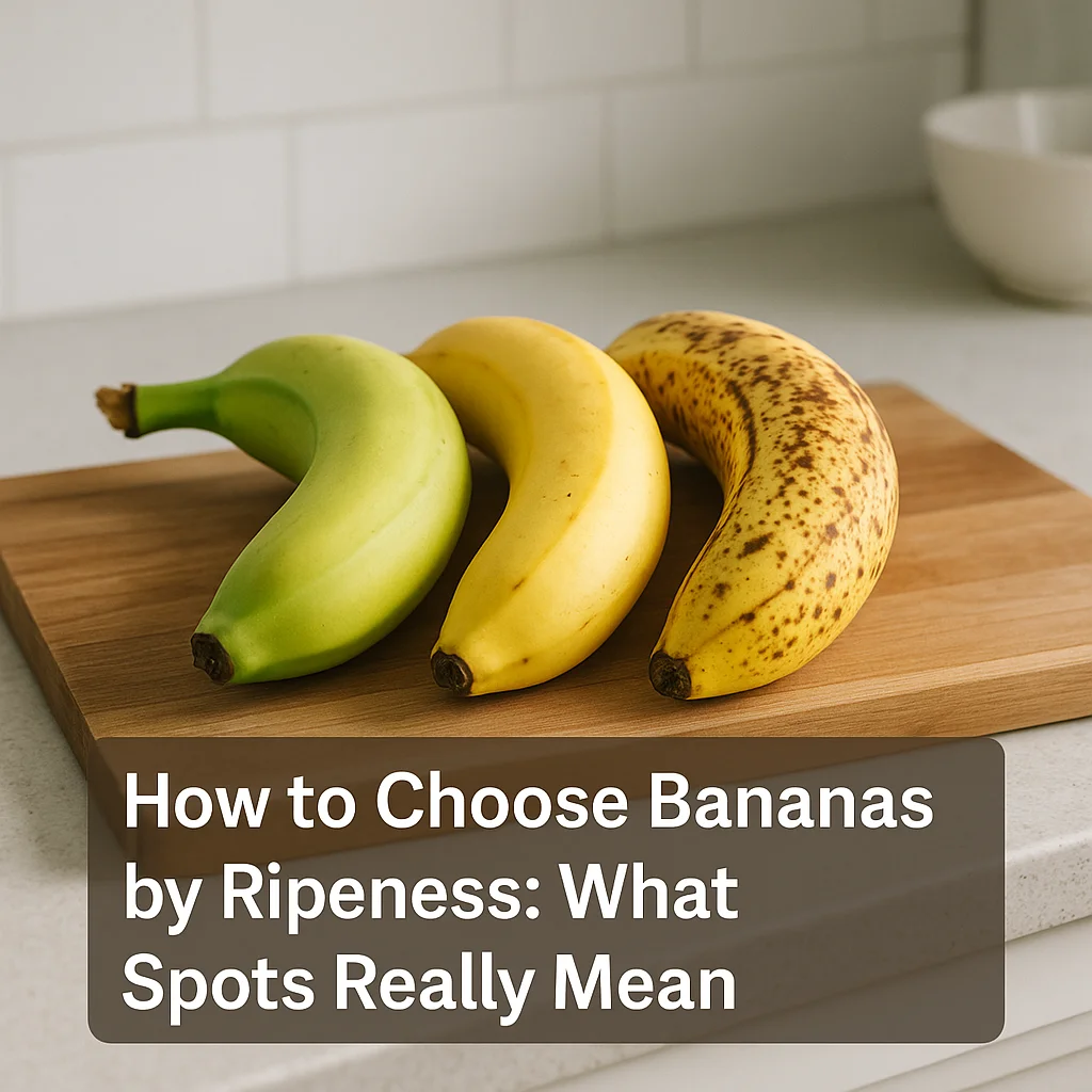 How to Choose Bananas by Ripeness: What Spots Really Mean