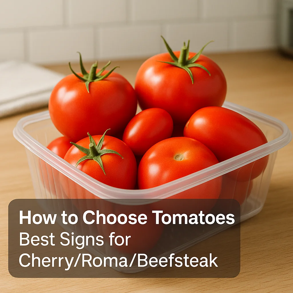 How to Choose Tomatoes: Best Signs for Cherry/Roma/Beefsteak