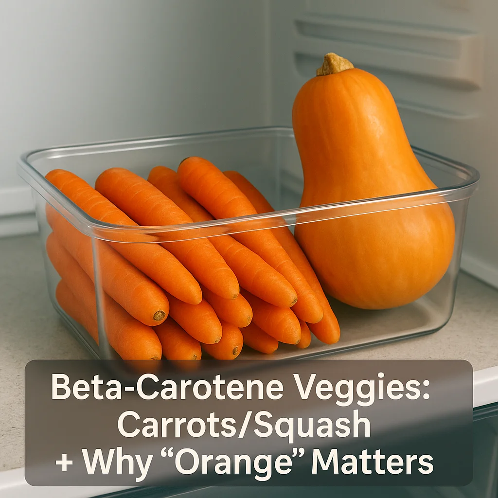 Beta-Carotene Veggies: Carrots/Squash + Why “Orange” Matters