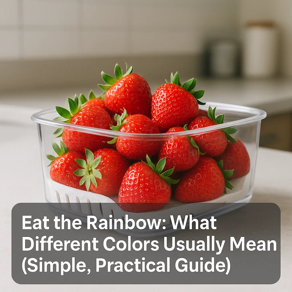 Eat the Rainbow: What Different Colors Usually Mean (Simple, Practical Guide)