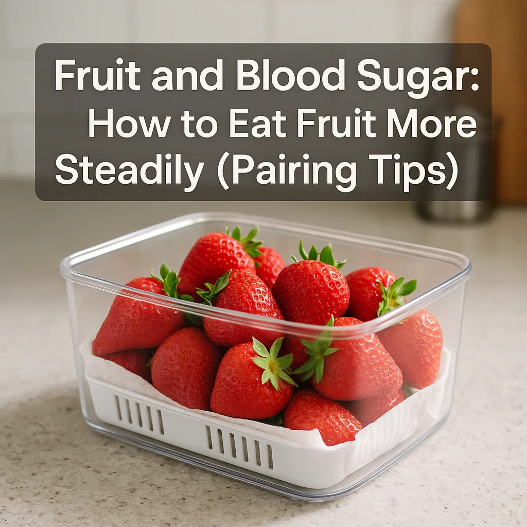Fruit and Blood Sugar: How to Eat Fruit More Steadily (Pairing Tips)