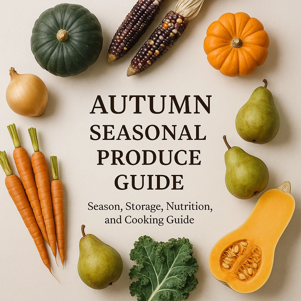 Autumn Seasonal Produce Guide: Season, Storage, Nutrition, and Cooking Guide
