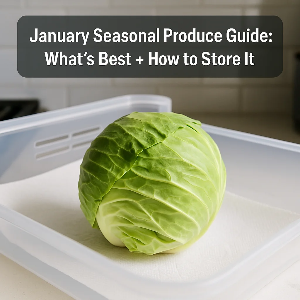 January Seasonal Produce Guide: What’s Best + How to Store It