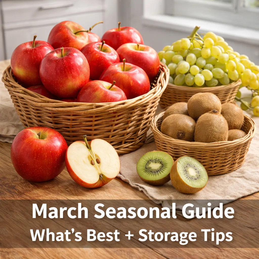 March Seasonal Produce Guide: What’s Best + Storage Tips