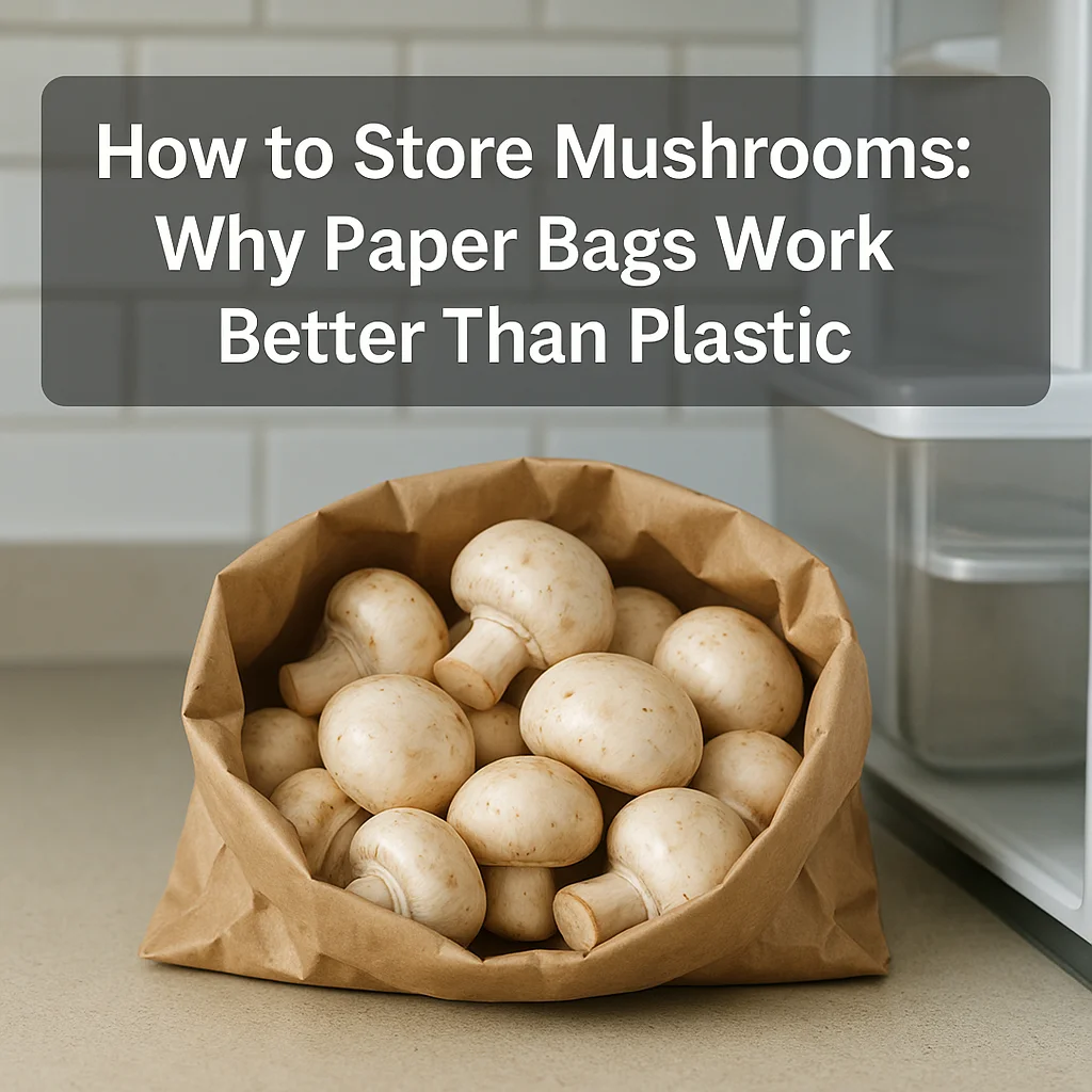 How to Store Mushrooms: Why Paper Bags Work Better Than Plastic