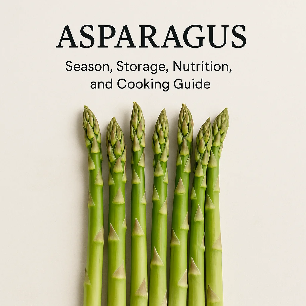 Asparagus: Season, Storage, Nutrition, and Cooking Guide