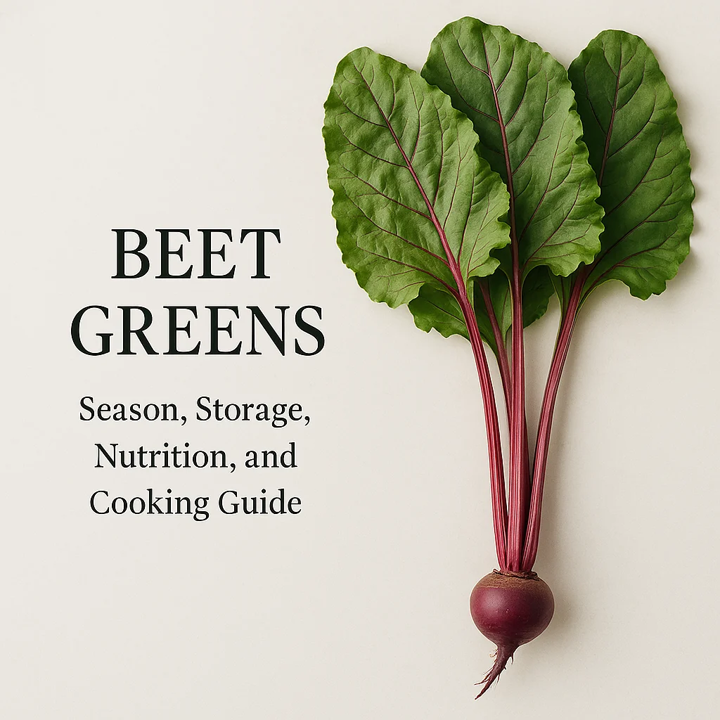 Beet Greens: Season, Storage, Nutrition, and Cooking Guide