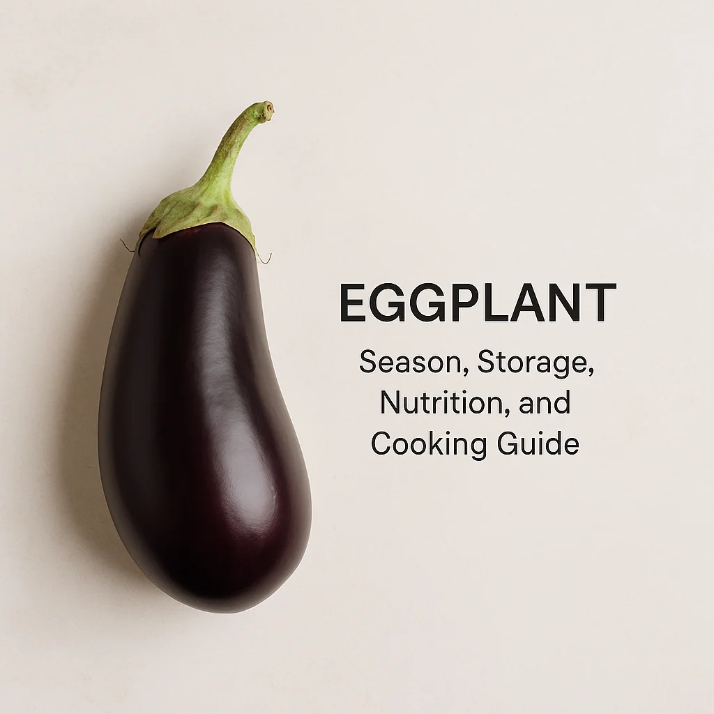 Eggplant: Season, Storage, Nutrition, and Cooking Guide