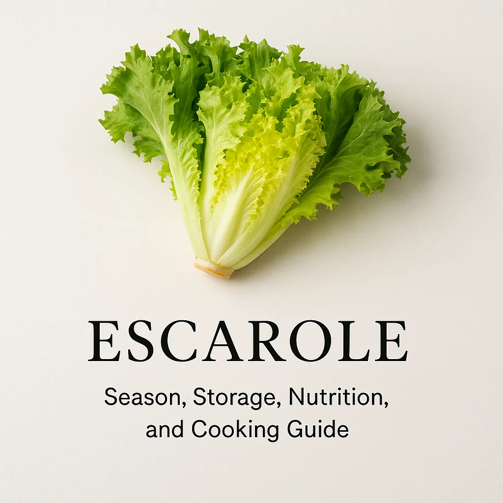 Escarole: Season, Storage, Nutrition, and Cooking Guide