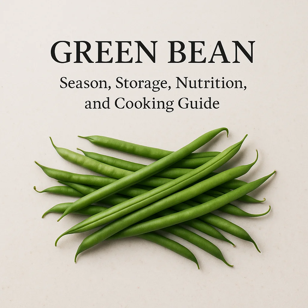 Green Bean: Season, Storage, Nutrition, and Cooking Guide