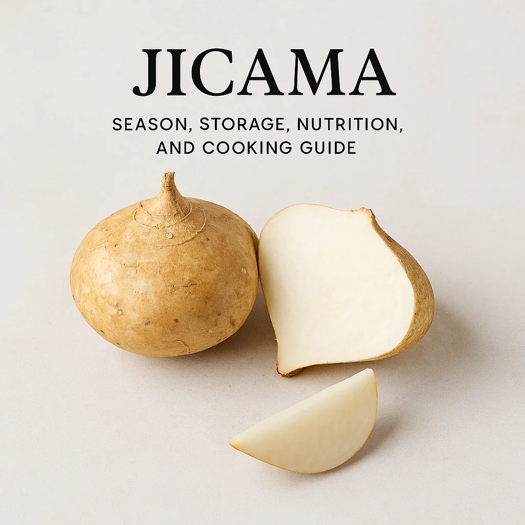 Jicama: Season, Storage, Nutrition, and Cooking Guide