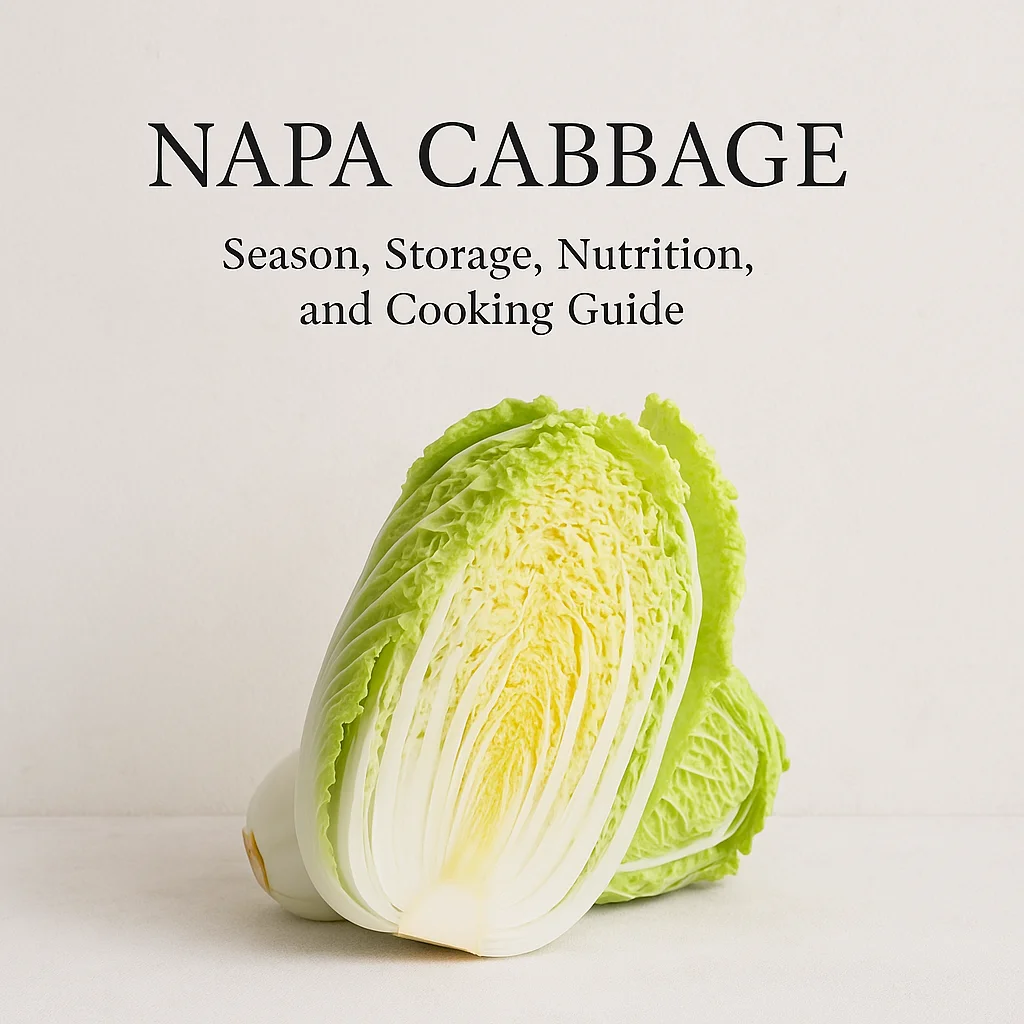 Napa Cabbage: Season, Storage, Nutrition, and Cooking Guide