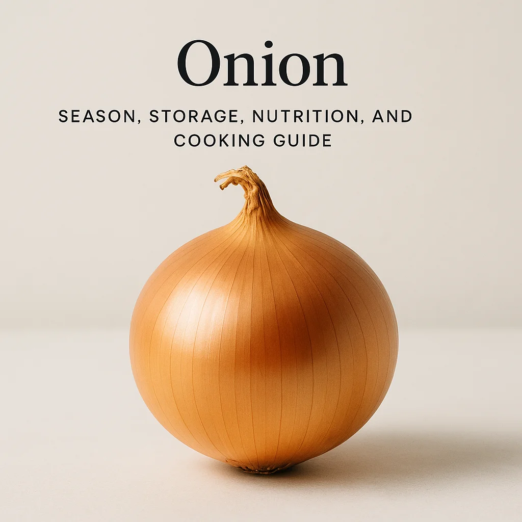 Onion: Season, Storage, Nutrition, and Cooking Guide