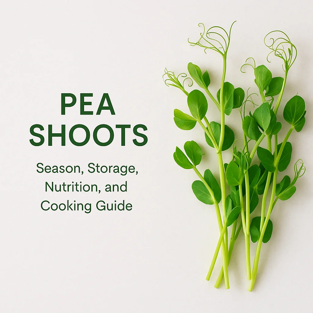 Pea Shoots: Season, Storage, Nutrition, and Cooking Guide