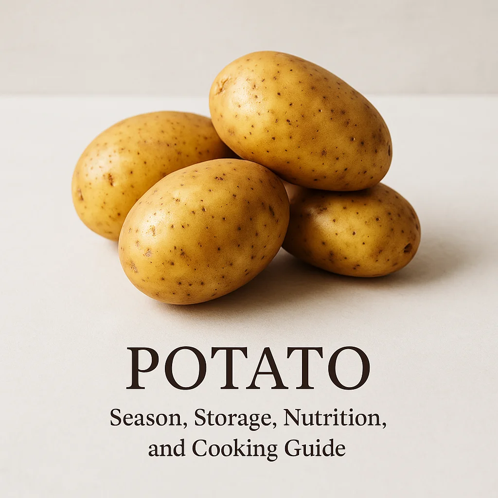 Potato: Season, Storage, Nutrition, and Cooking Guide