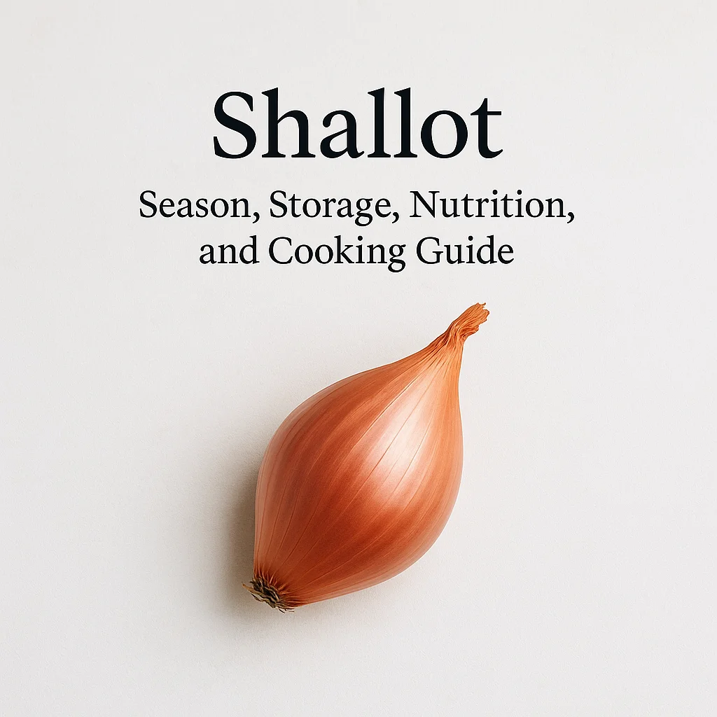 Shallot: Season, Storage, Nutrition, and Cooking Guide