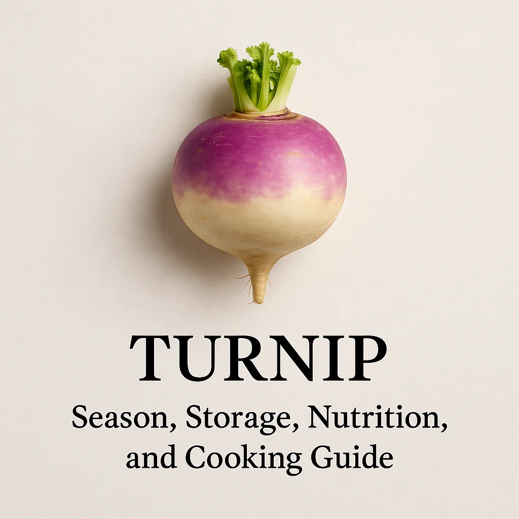Turnip: Season, Storage, Nutrition, and Cooking Guide