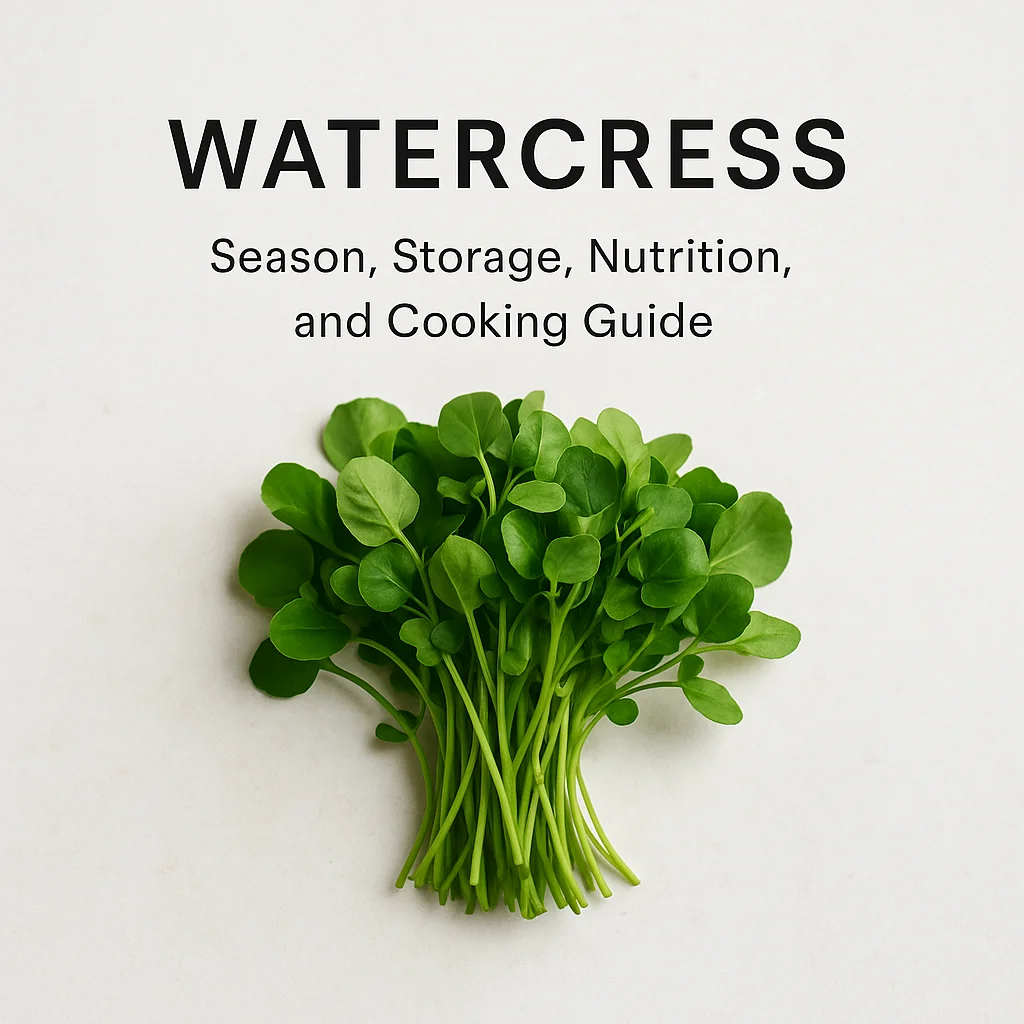 Watercress: Season, Storage, Nutrition, and Cooking Guide