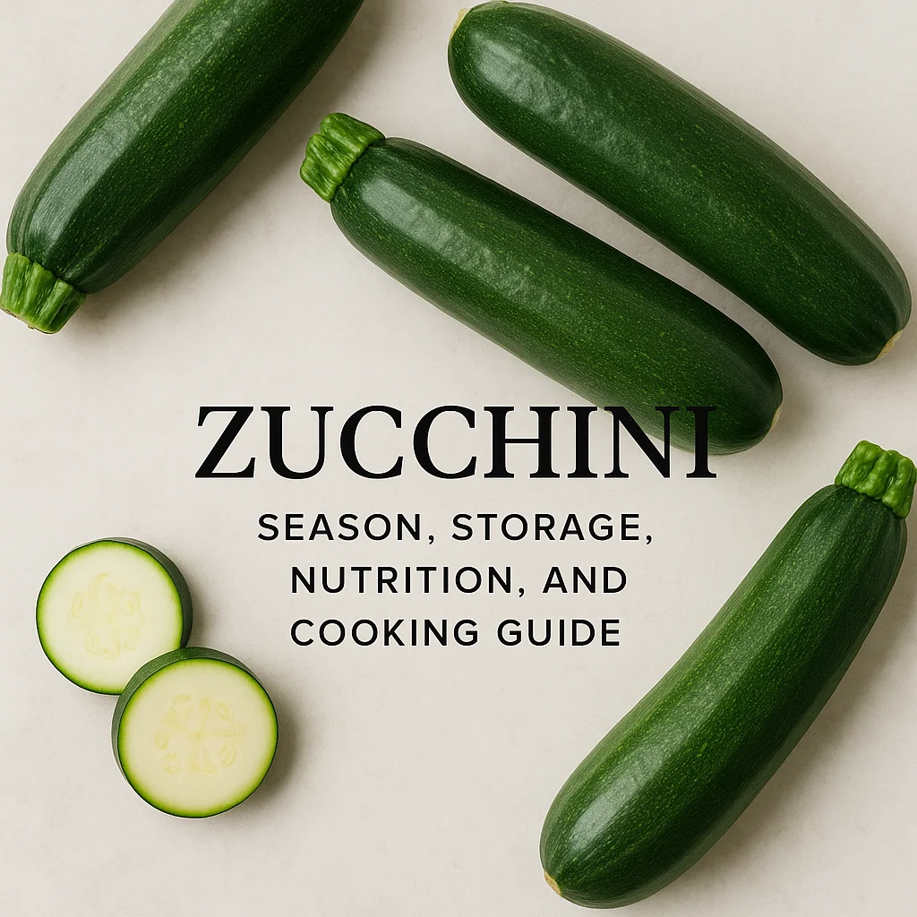 Zucchini: Season, Storage, Nutrition, and Cooking Guide