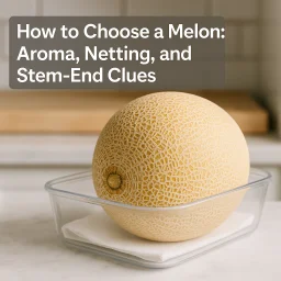 How To Choose A Melon Aroma Netting And Stem End Clues