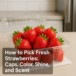 How To Pick Fresh Strawberries Caps Color Shine And Scent