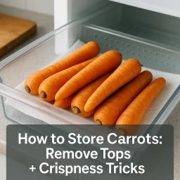 How To Store Carrots Remove Tops Crispness Tricks